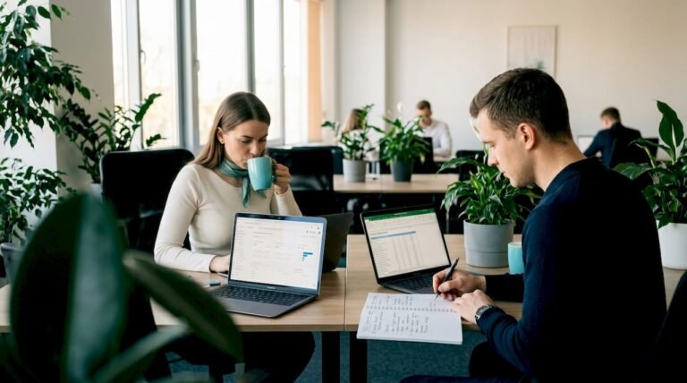 Finansinių technologijų ir SaaS komanda nagrinėja svetainės optimizavimo paieškos sistemoms duomenis.