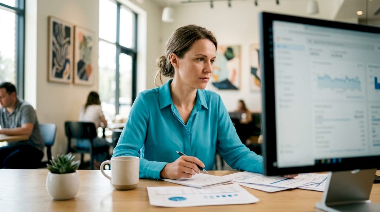 SEO specialistė, savo darbą atliekanti iš namų